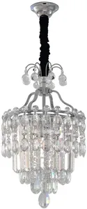 Ljuskronor K9 Crystal Raindrop Chandelier Lighting Flush Mount LED Light Fixture Pendant Lamp för matsal badrum sovrum vardagsrum