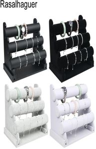 Selling Various Color Bracelet ThreeTier Tbar Jewelry Display Holder Jewellery Display Stand Rack Packgaing Bracelet Chain Wa1851703