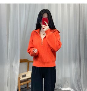 2023 MAYE New Women's Zip Lapel Rib Knit Top Women