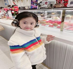 Compare with similar Items high quality Autumn Winter Girls boys Plush Coats Kids Soft Turtleneck Outwear Keep Warm Children0399024496