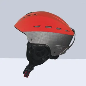 Motorcycle Helmets Ski Snowboard Men Women Skating Skateboard Skiing Size M (Red)