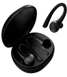T7 Pro Hörlurar headset trådlöst öronkrok sport hörlurar tws bluetooth 50 hörlurar öronhook som kör stereo öronsnäckor med mic3604520