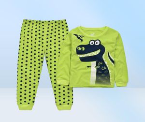 Barn pyjama sätter tecknad barn pyjamas för pojkar flickor långärmad pijamas för enfant barn bomullskläder 28 år269c8353268