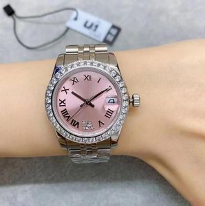 ST9 aço sheel diamante dial 31/36mm automático mecânico senhoras relógios de pulso jubileu cinta movimento safira relógios femininos