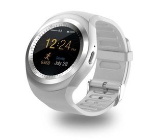 Bluetooth Y1 Akıllı Saat Reloj Relogio Android Akıllı Bilezik Telefon Arama Sony HTC HUAWEI XIAOMI HTC ANDROID7792762 için Sim TF Kamera Senkronizasyonu