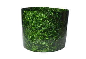 400x1600mm mätare 046mm Pearl Green Celluloid Sheet Drum Wrap för gitarrtrumma luthier2495868