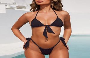 Bikini Frauen Badeanzug Micro Bikini Set High Cut Badeanzug Strand Tragen Sommer Push Up Bademode Badeanzug Bathers1141515