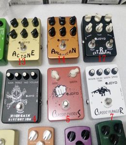 4 gitarreffekt pedal Välj distorsion overdrive fördröjning eko reverb multieffects chorus flanger wah volym fas för all gitarr9456265