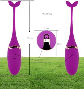 Sex Dolphin Vibrating Egg Vibradores de control remoto Masajeador sexual love egg para mujeres Ejercicio Masaje vaginal Kegel Ball Punto G USB 7205501