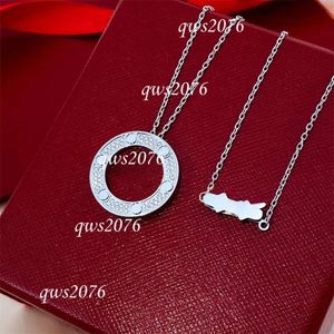 Designer Necklace Sier Necklaces Jewelry For Women Custom Pendant Gold Chain Titanium Steel Jewellery Womens Sisters Couple Gifts Does Not Fade