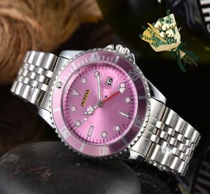 Business trend highend lovers watches women men quartz chronograph battery power sub series full stainless steel European Top brand clock gifts