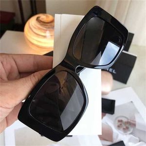 58 % neue hochwertige kleine duftende Box-Farbblock-Buchstaben-Sonnenbrille für Damen, Sonnen- und UV-Schutz, CH71472A, Sonnenbrillenplatte