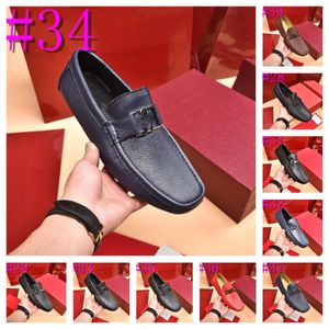 39 styleLuxury Brands Herren-Freizeitschuhe, Slip-on-Müßiggänger, Sommerschuhe mit Löchern, Business-Lederschuhe für Herren, große Größe 38–46