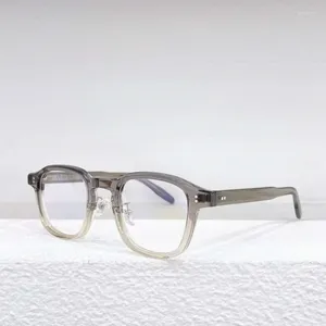 Montature per occhiali da sole Italia Senior Designer Brand Occhiali di lusso leggeri Uomo Donna Occhiali da vista vintage in acetato moda VECTOR-0013