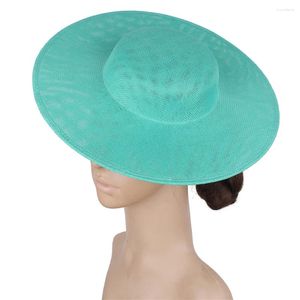 ベレー帽30cmポリエステル魅力者ベースDIYヘアアクセサリーミリネリーソーサーパーティーの機会帽子ウェディングヘッドウェアマテリアルマルチカラー