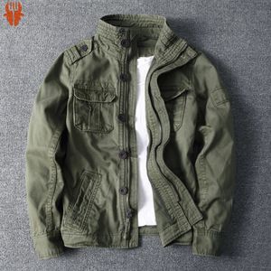 Outono inverno masculino camo jaqueta esportiva grosso cáqui militar camuflagem casaco masculino trabalho ao ar livre carga 240105