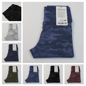 Tute LU001 Leggings da yoga da donna Stampa mimetica senza cuciture per donna Pantaloni da palestra elasticizzati a vita alta Collant Pushup Pantaloni sportivi l