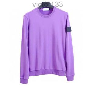 Mens Hoodie Grapestone Moletons Designers Stones Island Tracksuit Clássico Crachá Manga Longa Manga Bottom Camisa Homens e Mulheres Soltas Ilhas Simples H YZ71 4F3M