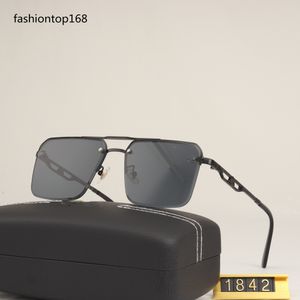 Okulary przeciwsłoneczne Męskie i Kobiet Aviator autorstwa luksusowej marki męskiej okulary przeciwsłoneczne Metal Twin Bridge Fashion Outdoor Mode Okulary przeciwsłoneczne