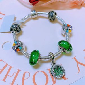 Jelly women's brand bracelet 925 silver pdora High quality inlay technology bracelet set Fashionable temperament bracelet