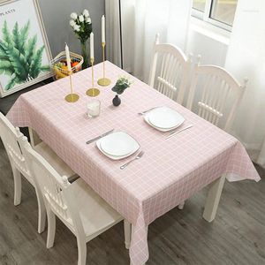 Toalha de mesa de jantar em pvc, à prova d'água, à prova d'água, decorativa, retangular, cozinha, café, festa