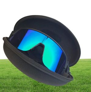 Cykelglasögon Vägcykel Eyewear Outdoor Sport Män Kvinnor Solglasögon Design Halvram med 3st Lens Lite Black Pol8951815