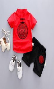 Conjuntos de roupas ano roupas para bebê menino meninas estilo chinês conjunto crianças tang terno impresso camiseta shorts 2pcs crianças 6855140