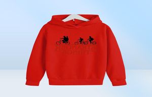 High Quality 4 To 14 Yrs Hoodies Stranger Things Cotton 2d Print Spring Boys And Girls Hoodie Children Clothes Many Colours 2201128581161