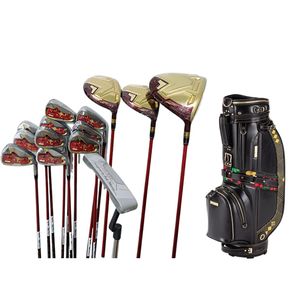 Neue Golfschläger S-08 5 Star Golf Kompletter Schlägersatz Driver Fairwayholz 3/15 5/18 Loft Holzschläger Eisen 14 Stück Graphitschaft R oder S mit Schlägerhaube und Griffen