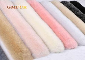 Real Fox Fur Scarf 100 äkta vinter varm kappa päls Kvinnor Fashion Sweater Scarves Luxury Shawl Y122415342947935084