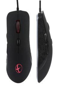 Mouse aquecido com fio para notebook, mouse programável com 6 botões para jogos, 2400 dpi ajustável para gamer3518218