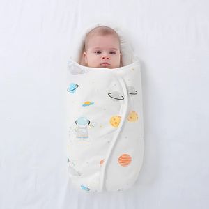 Bebê nascido saco de dormir mais ultramacio engrossar cobertor quente puro algodão infantil meninos meninas envoltório bebe swaddle tamanho livre 240105