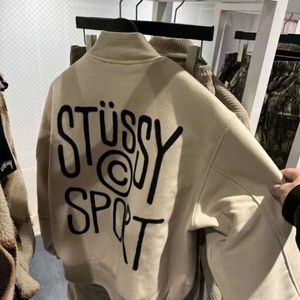 Stucci Puffer Jacket Tri Color 23Fw Cotton Autumn And Winter Premium Embroidered Baseball Jacket 233