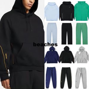 Herrdesigner Nocta Tracksuit hoodie hooded casual lösa hoodies byxor långärmad uppsättning gata mode tröja pullover blixtlås jacka sport kostym teknisk fleece set