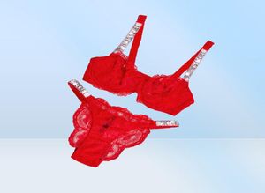 VS LACE Ren Bra Pure Desire Seksowna bielizna lamparta Mała klatka piersiowa Zebrane stanik cienki styl81730494745299