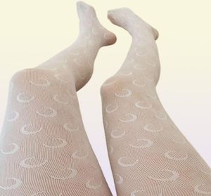 Mode Sexy Strumpfhosen 2020 Neue Ankunft Frauen Einfarbig Lange Socken mit Mond Gedruckt Damen Unterwäsche Strumpf 2 Colors1131302