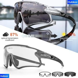 Sunglasses Men Women Photochromic Sport Cycling Fishing Sunglasses Mtb Racing Bike Discoloration Goggles Motocross Eyewear Bicycle Glasses