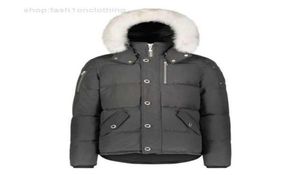 Palm Men039s 3q Down Jacket Canadá Fox Fur Trim Hood Winter Water Risistent Coat 8 1SE93175828