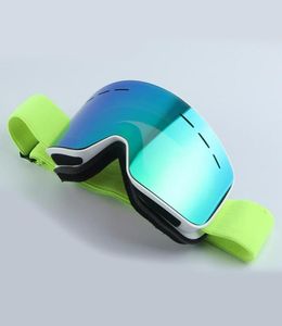 Kayak Goggles Gözlük Erkek Kadın Antifog Silindirik Kar İnek UV Koruma Kış Yetişkin Spor Snapboard Gafas 2210217182974