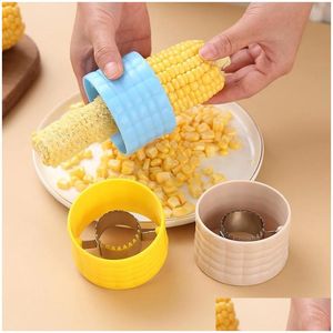 Fruit & Vegetable Tools Household Corn Threshing Fruit Vegetable Tools Hine Gadgets Pure Color Corns Separator Kitchen Practical Acces Dhp5B