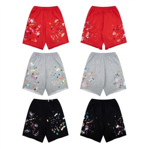 Mens Summer Splash-ink Board Womens Gallry Casual Shorts Designer Letter Pants Size S-XL