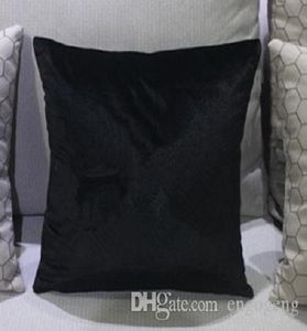 クラシックスタイルのベルベットクッションカバー45cm 60cm枕なし偽のラインストーンファッションパターン良質枕カバー3436357