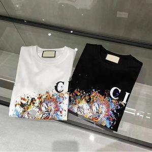 メンズTシャツデザイナーシャツテクニカルプリンティング