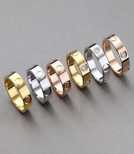Diamond Ring Luxury Wedding Ring Copy Finger Band Engagement Mens Löfte Rostfritt stål Natural Stone Wholes Jewlery Designe8020749