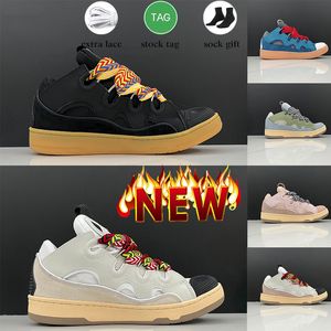 Läder trottoarkant casual skor extraordinär emed mens kvinnor hightop kalvskinn gummi nappa chokladplattformar lavins tränare sneakers