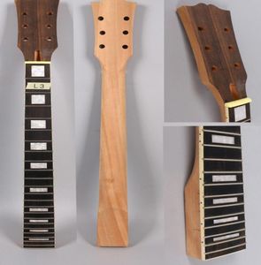 Yinfente Electric Guitar Neck 22 프렛 미완성 기타 교체 Rosewood Fretboard Block Inlay3545711