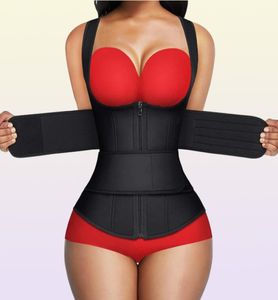 Women039s Shapers talia Trener Body Shapewear Women kamizelki gorset odchudzanie płaski brzuch Fajas Colombianas Sauna Belt4694487