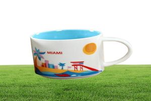 14oz Capacity Ceramic City Mug American Cities Best Coffee Mug Cup with Original Box Miami City4255133