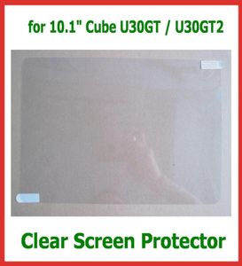 10pcs Customized Clear Screen Protector for 101quot Tablet PC Cube U30GT U30GT2 Size 256x166mm No Retail Packaging Protective G9280434