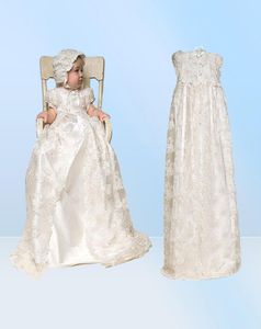 Vintage Baby Girl Dress Dopklänningar för flickor 1: a år födelsedagsfest bröllop dopande baby spädbarnskläder bebes y2004098857443